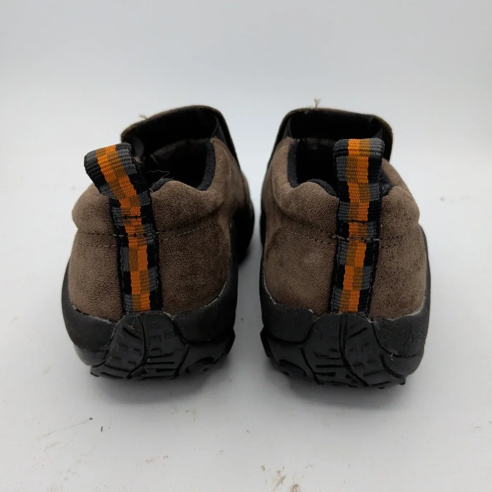 Merrell Jungle Moc Gunsmoke Brown Suede Slip On Loafers Womens 6.5 J60788